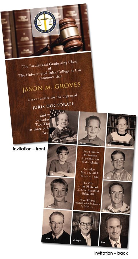Graduation Announcement Vs Invitation 36 Best Images About Law School Graduation On Pinterest