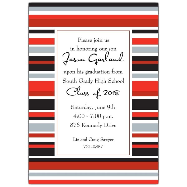 Graduation Announcement Vs Invitation Red and Black Graduation Announcements Hairy Woman ass