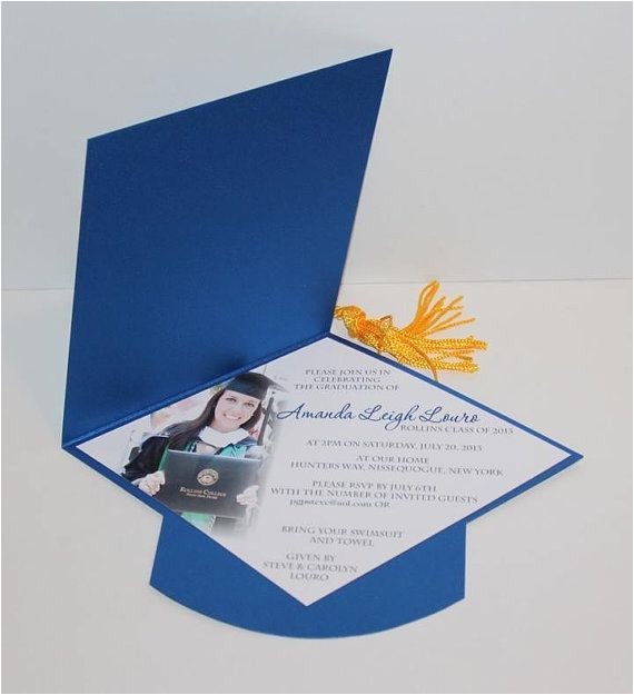 Graduation Cap Invitations Template Graduation Cap Invitation Love Things Pinterest Etsy
