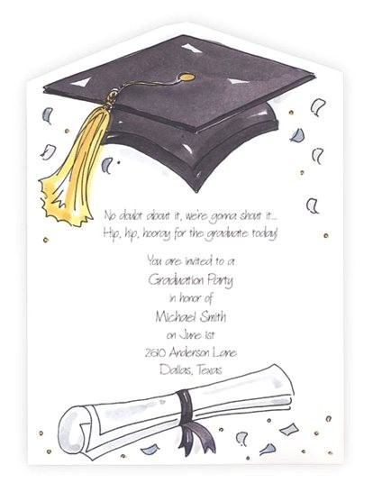 Graduation Cap Invitations Template Graduation Party Invitation Background Cortezcolorado Net