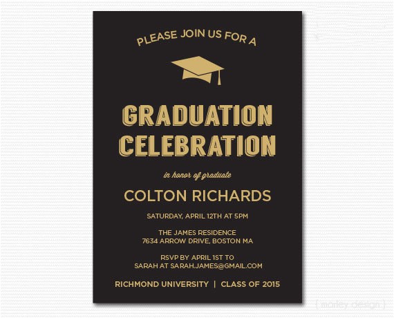 Graduation Dinner Invitation Wording Ideas 45 Graduation Invitation Designs Free Premium Templates