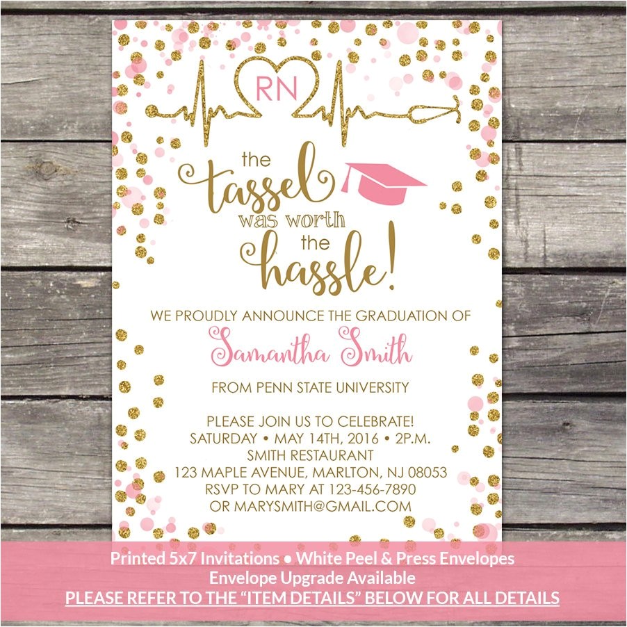 Graduation From Nursing School Invitations Nursing School Graduation Invitations Nurse Graduation