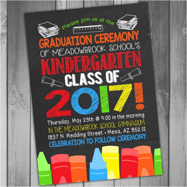 Graduation Invitation Cards for Kindergarten 43 Sample Invitations Free Premium Templates