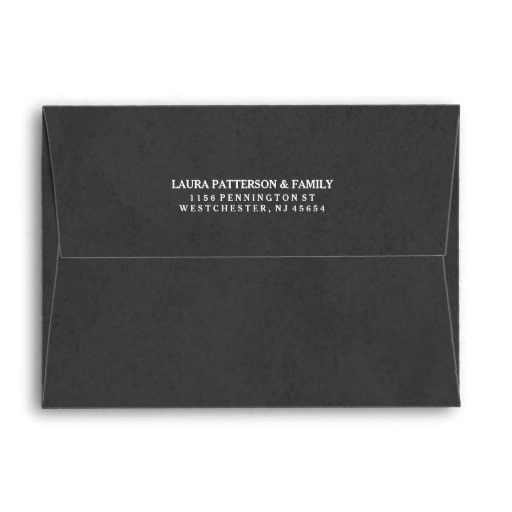 Graduation Invitation Envelopes Gray White 5×7 Graduation Invitation Envelopes Zazzle