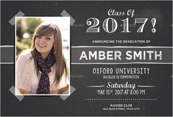 Graduation Invitation Postcards 8 Graduation Invitation Postcards Designs Templates