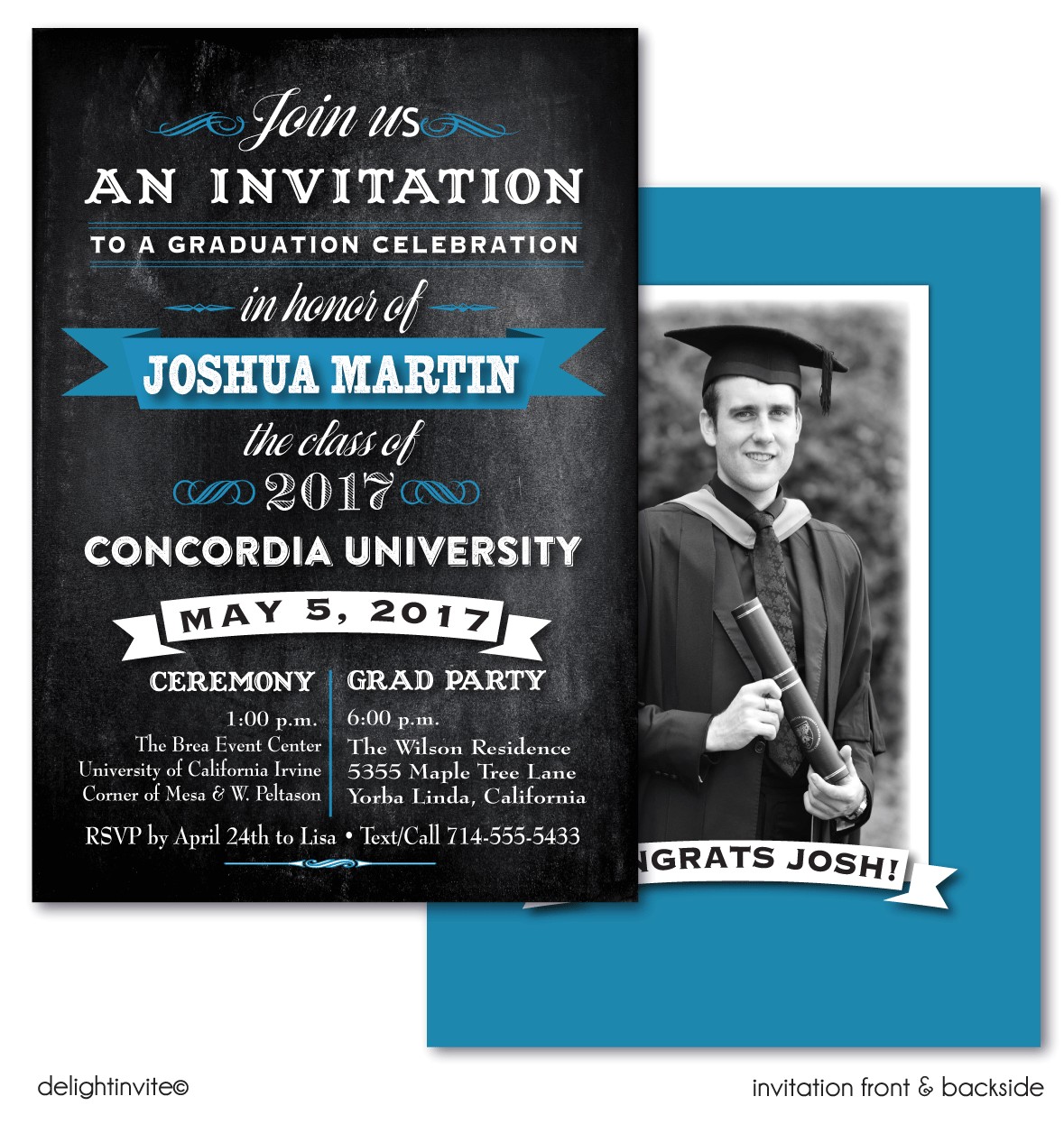 Graduation Invitation Postcards Chalkboard Photo Graduation Announcement Di 6223fc Graduation Invitation Postcards Chalkboard Photo Graduation Announcement Di 6223fc