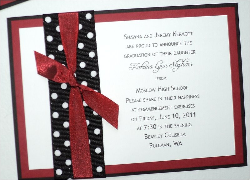 Graduation Invitations Ideas Homemade Diy High School Graduation Announcements Wedding