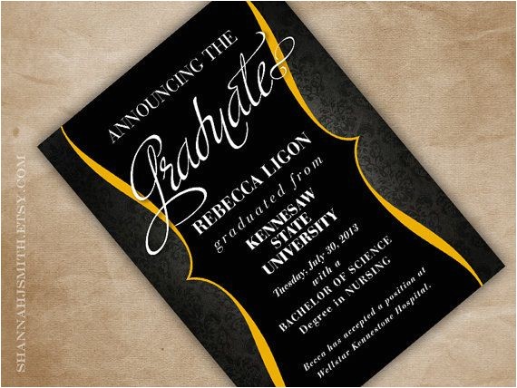 Graduation Invitations No Photo 17 Best Images About Graduation Announcements High School