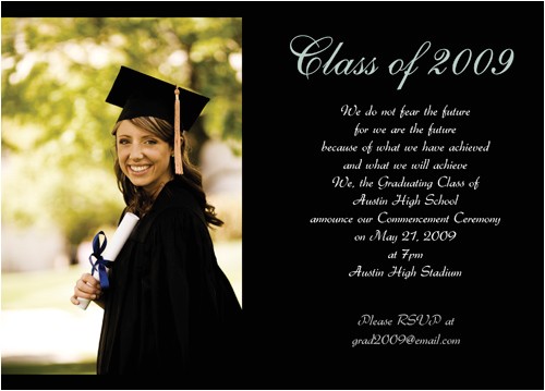 Graduation Invitations No Photo 8th Grade Graduation Invite Wording