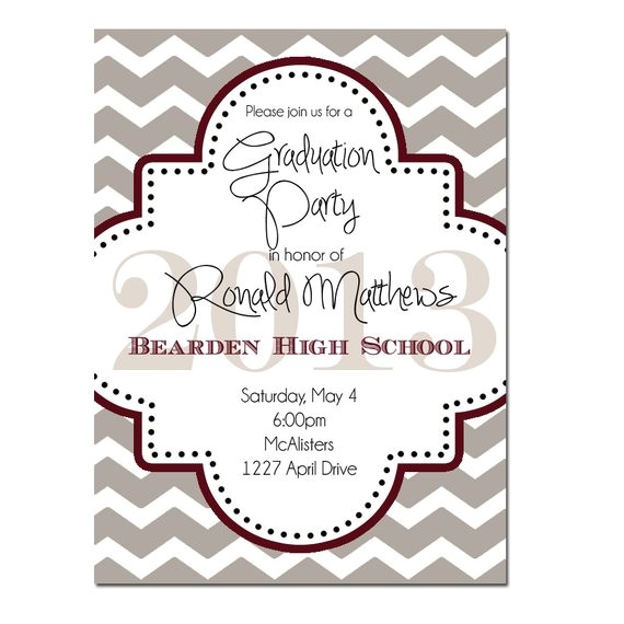 Graduation Lunch Invitation Graduation Party Invitation Digital File or by Peachymommy