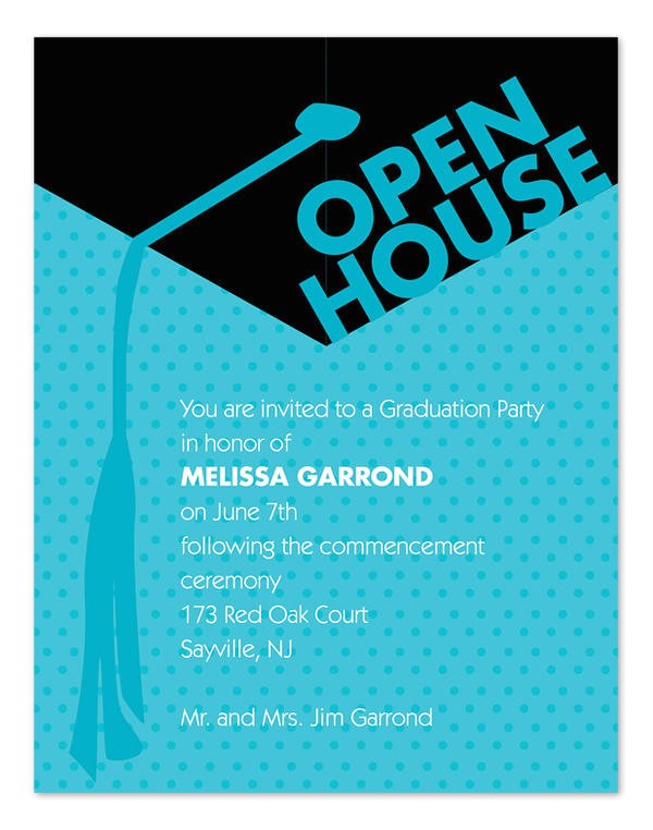 Graduation Open House Invitations 45 Graduation Invitation Designs Free Premium Templates