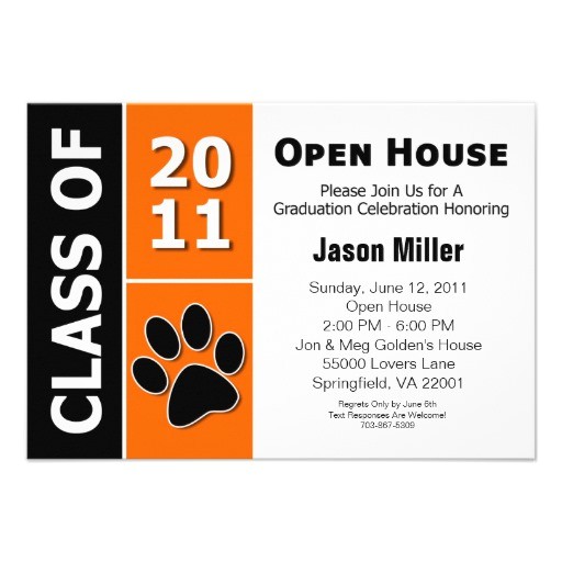 Graduation Open House Invitations Graduation Open House 3 5 Quot X 5 Quot Invitation Card Zazzle