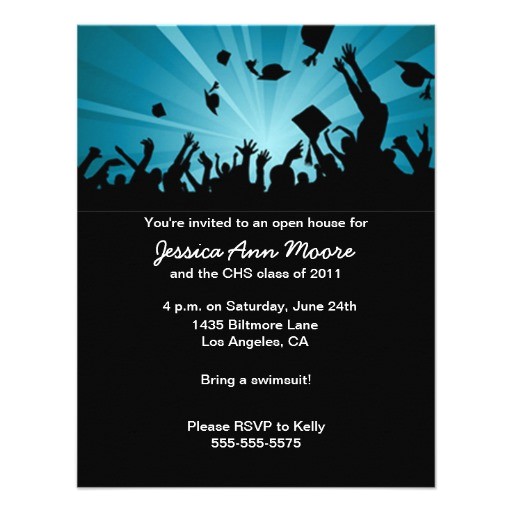 Graduation Open House Invitations Graduation Open House Invitation Zazzle
