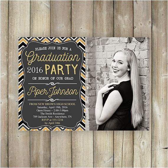 Graduation Open House Invitations Graduation Party Invitation 2016 Graduation Open House