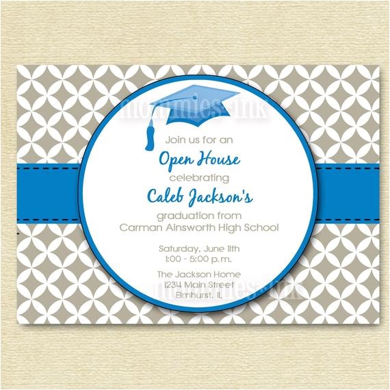 Graduation Open House Invitations Items Similar to Graduation Invitation Open House