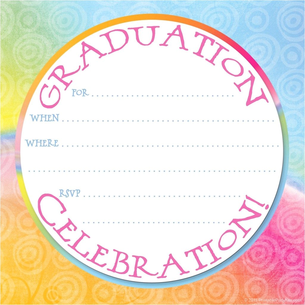 Graduation Party Invitation Kits Free Printable Graduation Party Invitation Template