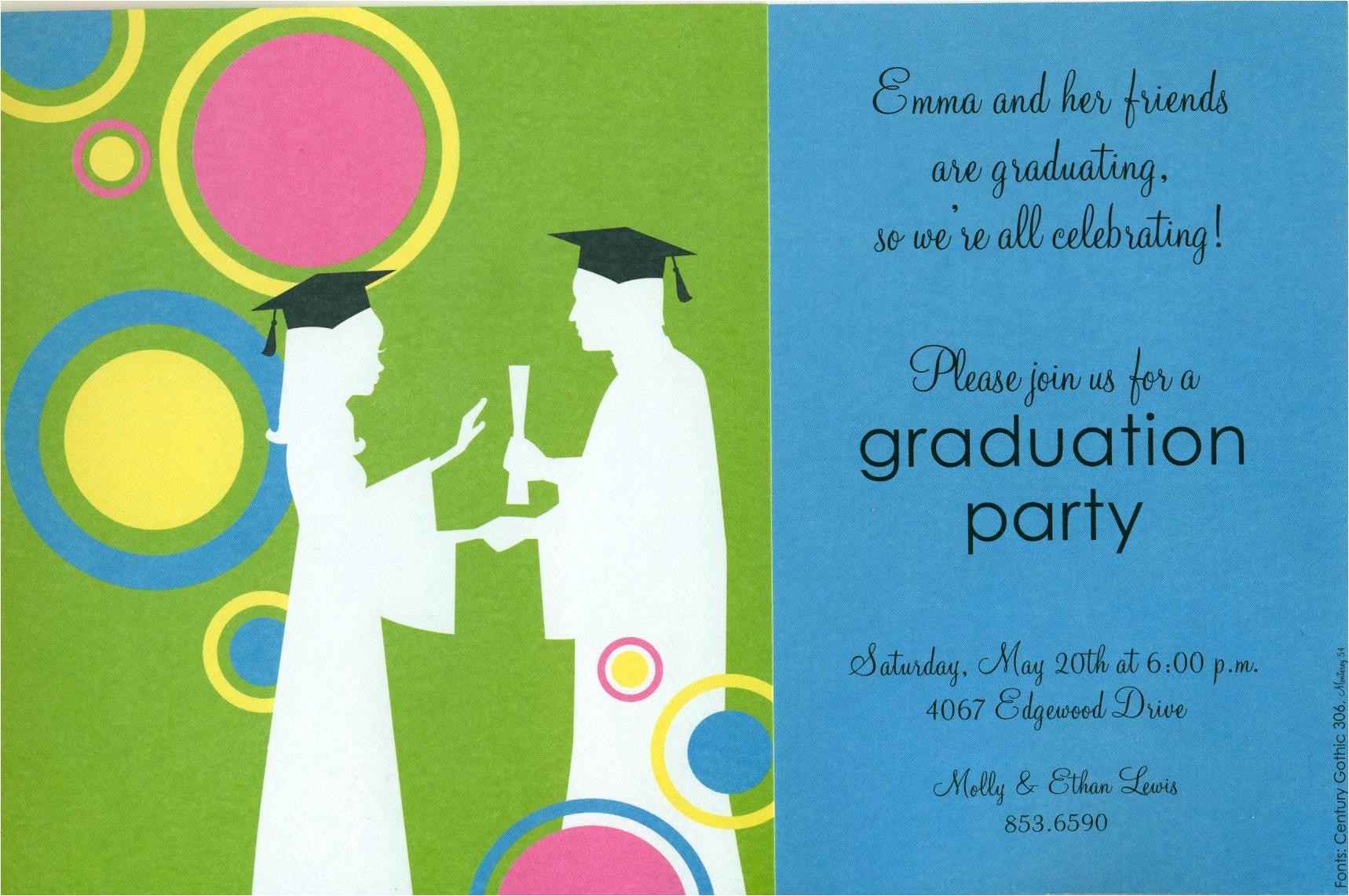 Graduation Party Invitations Wording Ideas Graduation Party Invitation Wording Templates