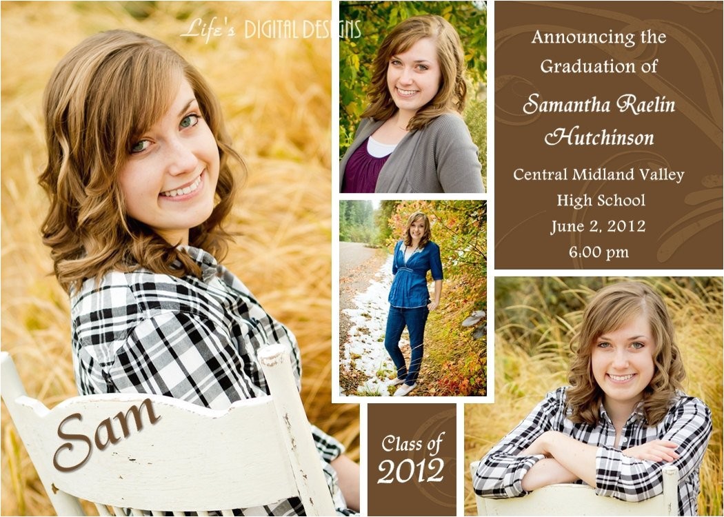 Graduation Picture Invitations Walmart Graduation Announcements Multiple Photo and Background Options