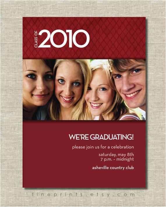 Group Graduation Party Invitations Items Similar to Red Graduation Invitation or Announcement Group Graduation Party Invitations Items Similar to Red Graduation Invitation or Announcement