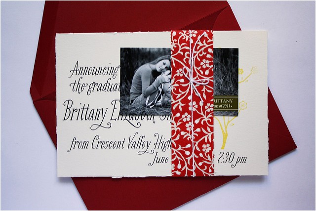 Handmade Graduation Invitations Handmade Graduation Announcement Flickr Photo Sharing