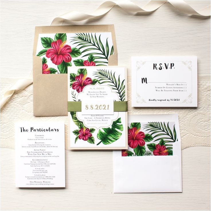 Hawaiian Wedding Invitations Styles 25 Best Ideas About Hawaiian Invitations On Pinterest