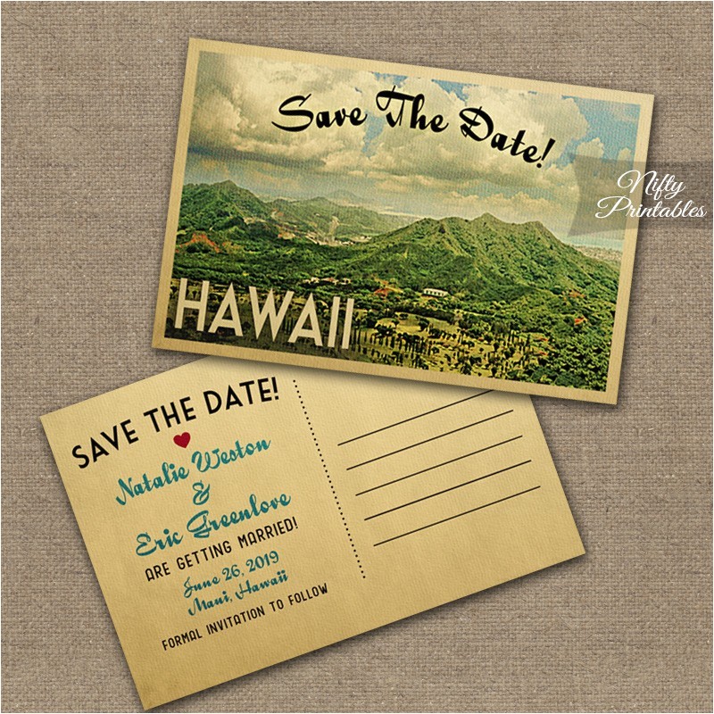 Hawaiian Wedding Invitations Styles Hawaii Wedding Invitations Vtw Nifty Printables