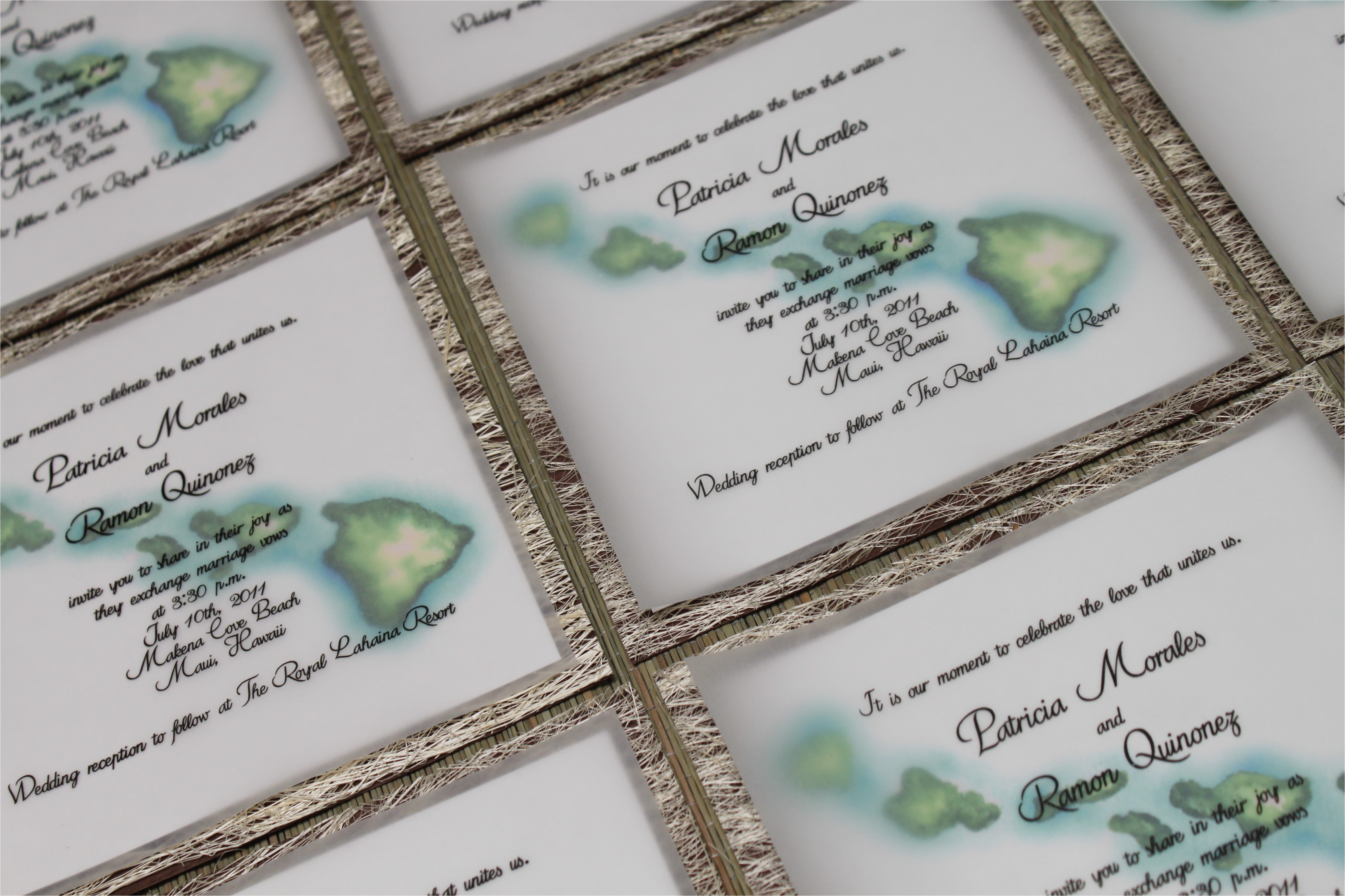 Hawaiian Wedding Invitations Styles Tropical Wedding Invitations News From Lenila