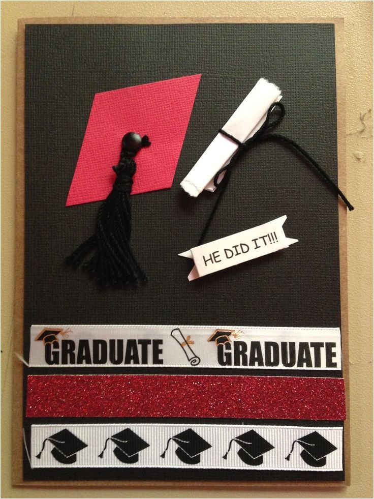 Homemade Graduation Invitations Homemade Graduation Announcement Front My Creations
