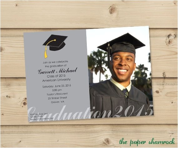 Hs Graduation Invitations Photo Graduation Invitation High School Graduation
