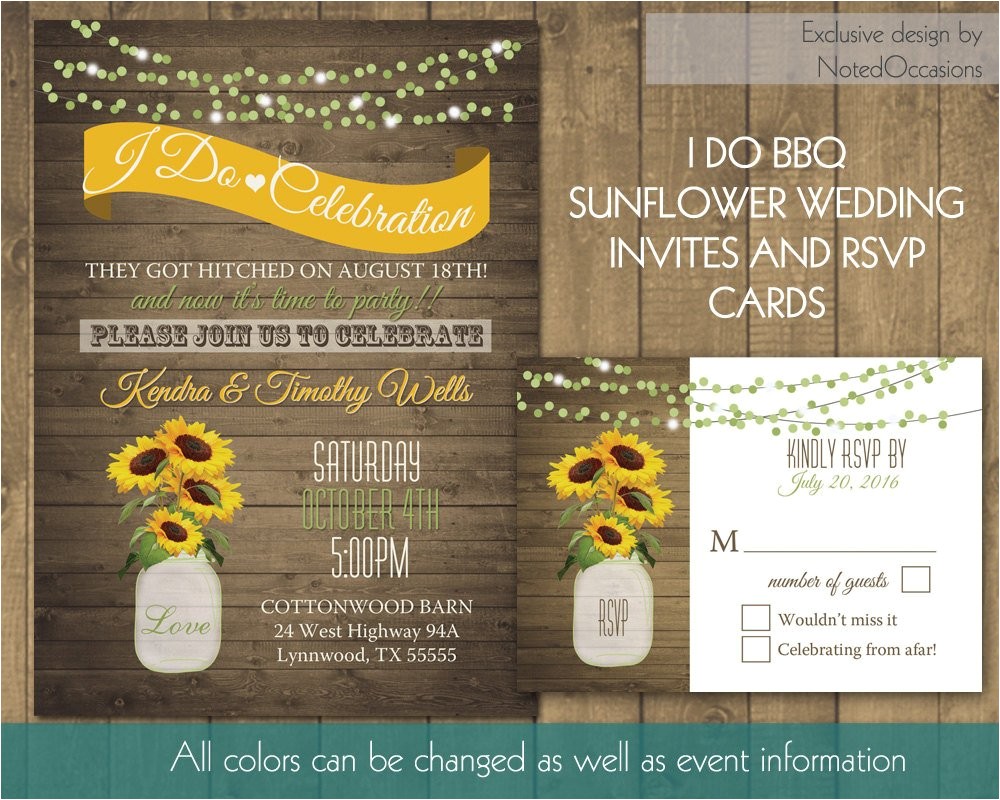 I Do Bbq Wedding Reception Invitations I Do Bbq Wedding Reception Invitation Printable Wedding