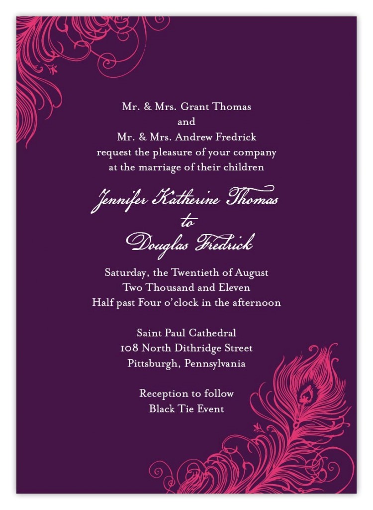 Indian Wedding Invitations Text Indian Wedding Invitation Wording Template Shaadi Bazaar