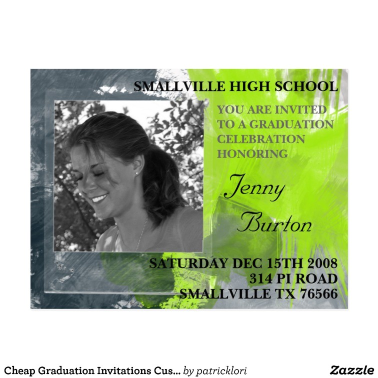 Inexpensive Graduation Party Invitations Cheap Graduation Invitations Custom Postcard Zazzle Inexpensive Graduation Party Invitations Cheap Graduation Invitations Custom Postcard Zazzle