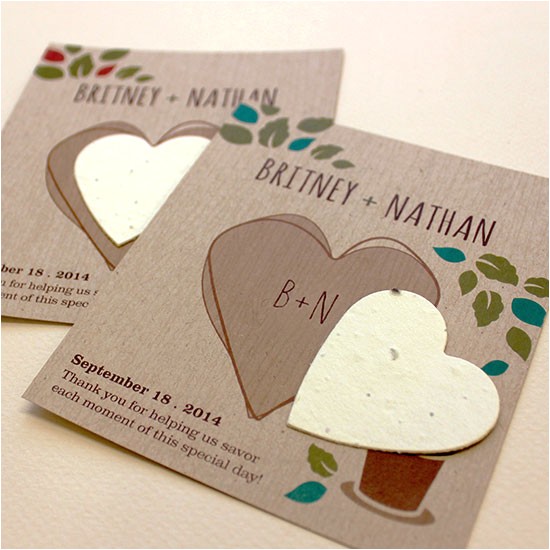 Inexpensive Plantable Wedding Invitations Herb Rustic Wedding Favor Plantable Seed Wedding Favors