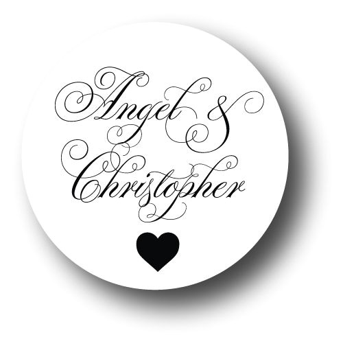 Initial Stickers for Wedding Invitations 120 Wedding Invitation Envelope White Sticker Seals