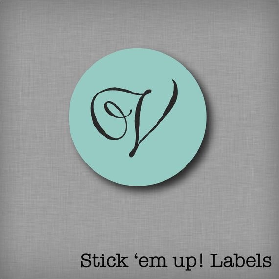 Initial Stickers for Wedding Invitations Custom Monogram Sticker Envelope Seals Wedding Invitations