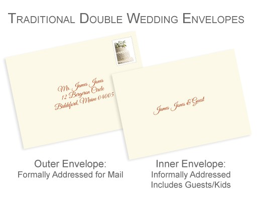 Inner and Outer Envelopes for Wedding Invitations Properly Address Pocket Invitations without Inner Envelopes Inner and Outer Envelopes for Wedding Invitations Properly Address Pocket Invitations without Inner Envelopes