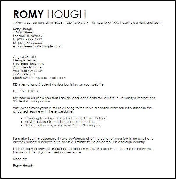 International Student Graduation Invitation Letter Sample Cover Letter Template for Students Image Collections