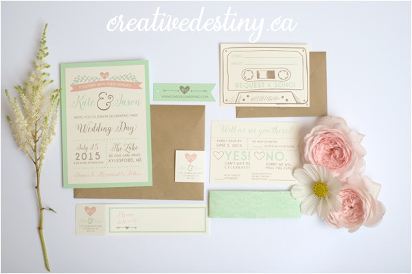 Intimate Wedding Invitation Wording K Js Intimate Cottage Wedding Stationery with Floral