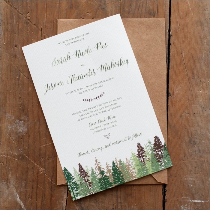 Intimate Wedding Invitation Wording the Perfect Rustic Invitations for Your Country Wedding