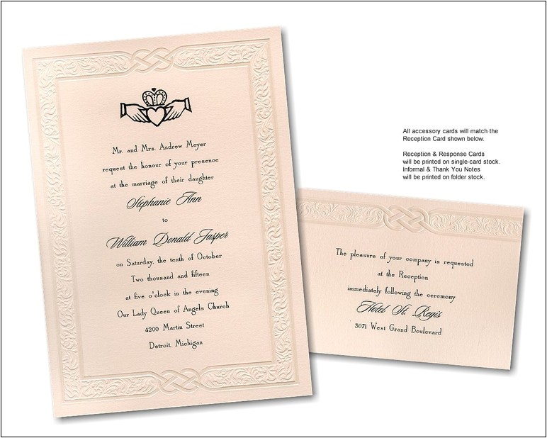 Irish Wedding Invitations Templates Celtic Wedding Invitation Wording Wedding Gallery