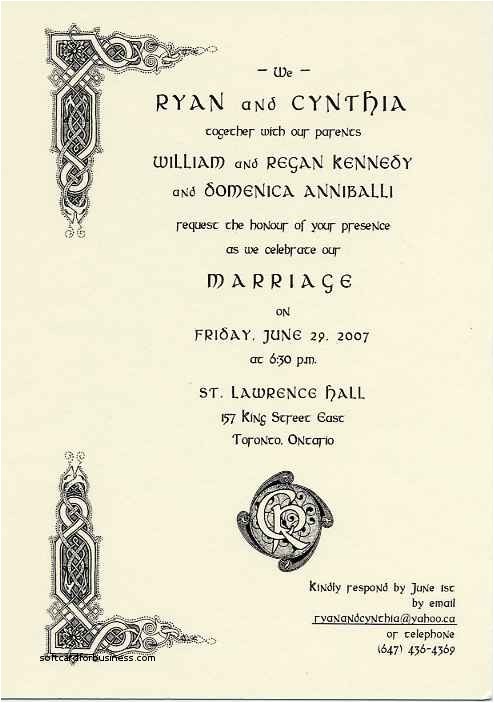 Irish Wedding Invitations Templates Wedding Invitation Luxury Religious Wedding Invitation