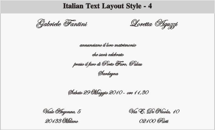 Italian Wedding Invitations Wording Indianweddingcard
