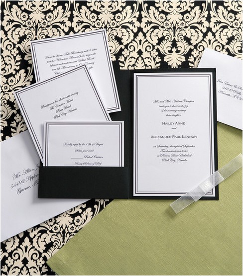 Joann Fabrics Wedding Invitation Kits Wilton Elegance Invitation Kit Black White at Joann Com