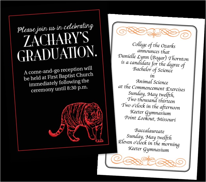 Lamar University Graduation Invitations Morrison Printing Special Occasions