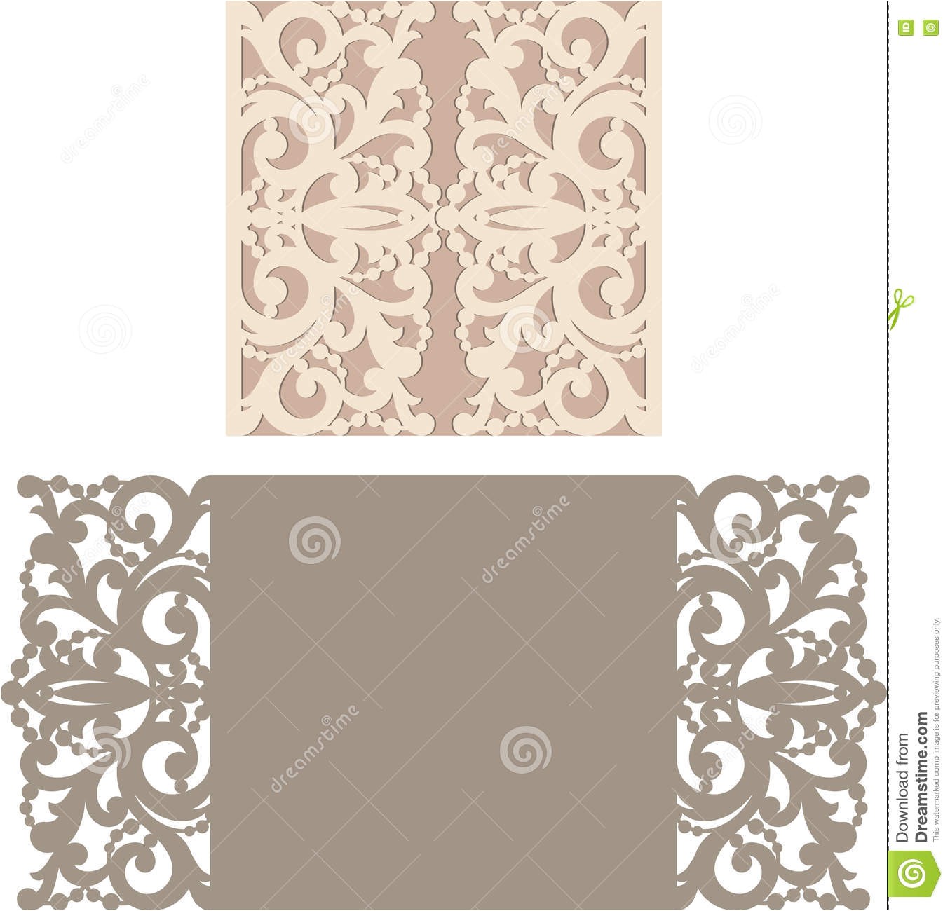 Laser Cut Wedding Invitation Templates Laser Cut Envelope Template for Invitation Wedding Card