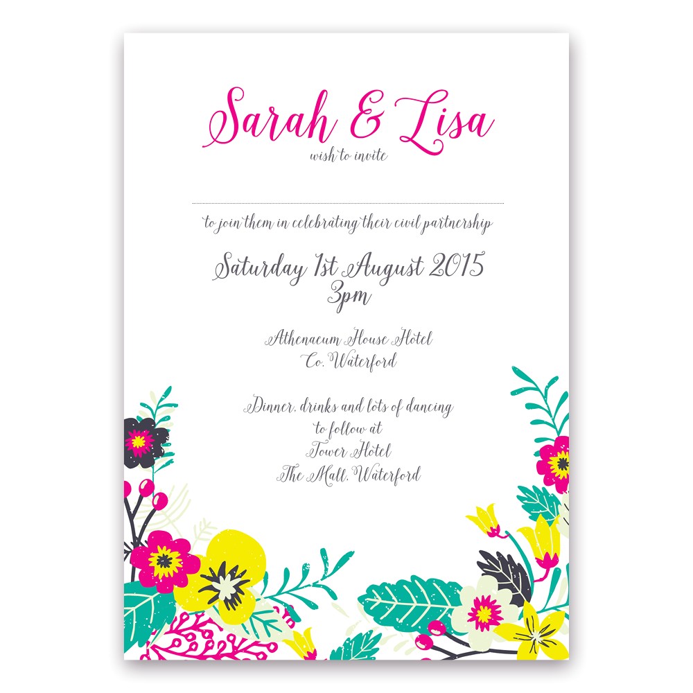 Lesbian Wedding Invitation Wording Best Lesbian Wedding Invitations Free Ideas Egreeting Ecards