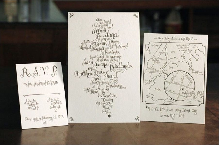 Local Places for Wedding Invitations where to Find the Coolest Wedding Invitations In New York