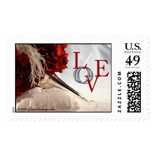 Love Stamps for Wedding Invitations Love Wedding Invitation Postage Stamp Zazzle