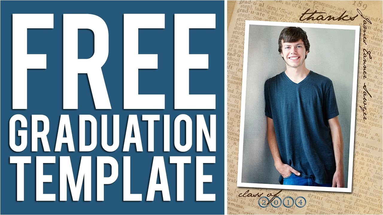 Make A Graduation Invitation Online Free Free Graduation Templates Tutorial Photoshop Elements