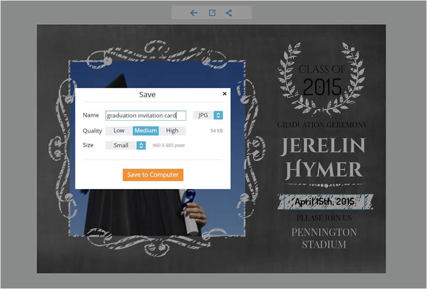 Make A Graduation Invitation Online Free Send Free Graduation Invitation Cards Made Online to